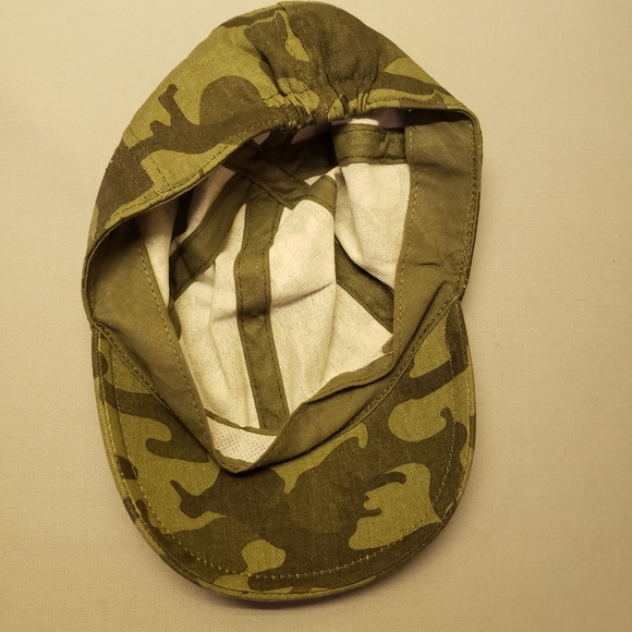 Kid's G.I. Camouflage Flat Bill Baseball Style Hat - Picture 4 of 4